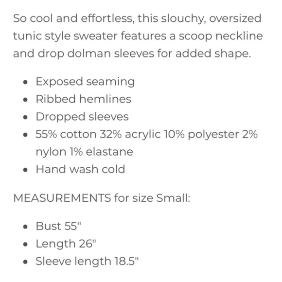 Free People brookside tunic pine needle green sweater XS - Picture 5 of 12